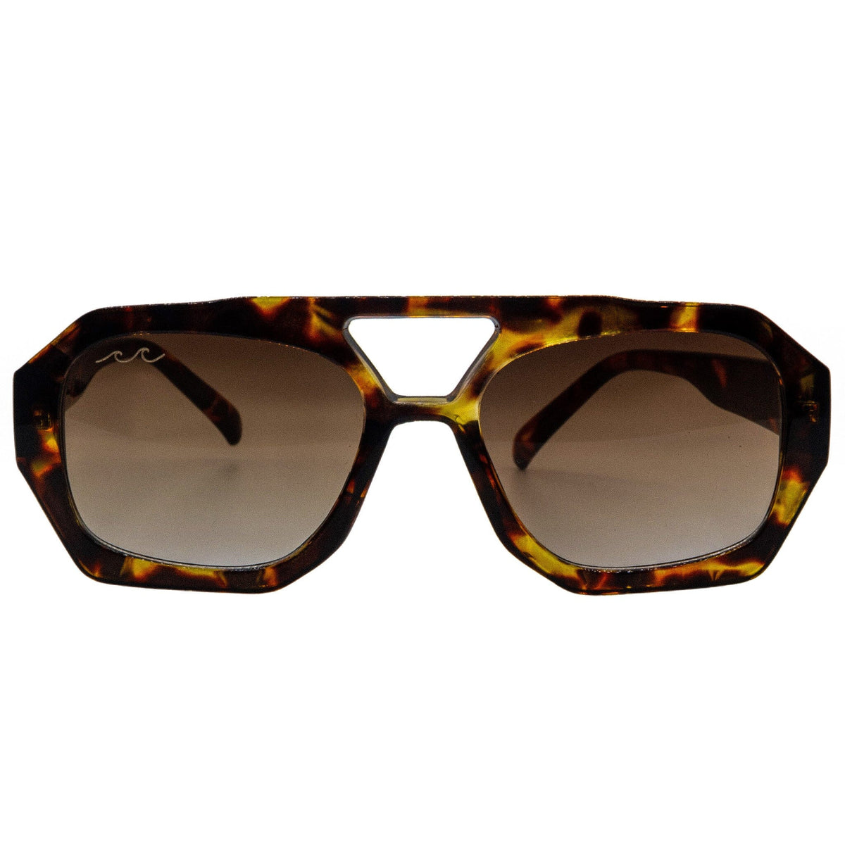 The Espresso Martini | $35 | Octagon Tortoise Frame Brown Lens – Wavey