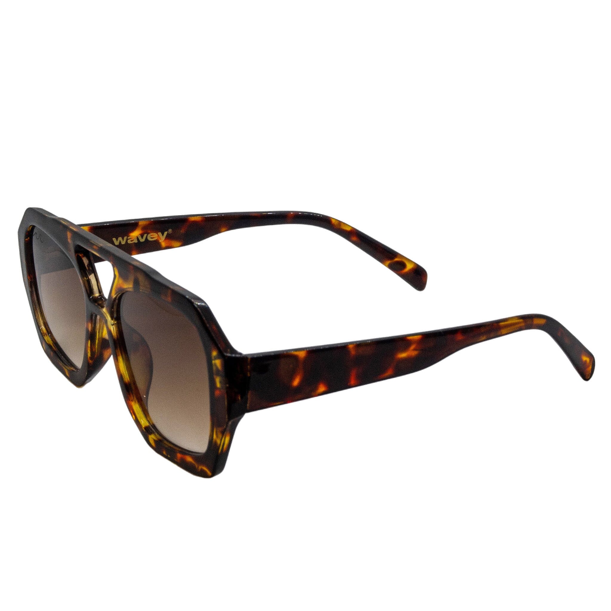 The Espresso Martini | $35 | Octagon Tortoise Frame Brown Lens – Wavey