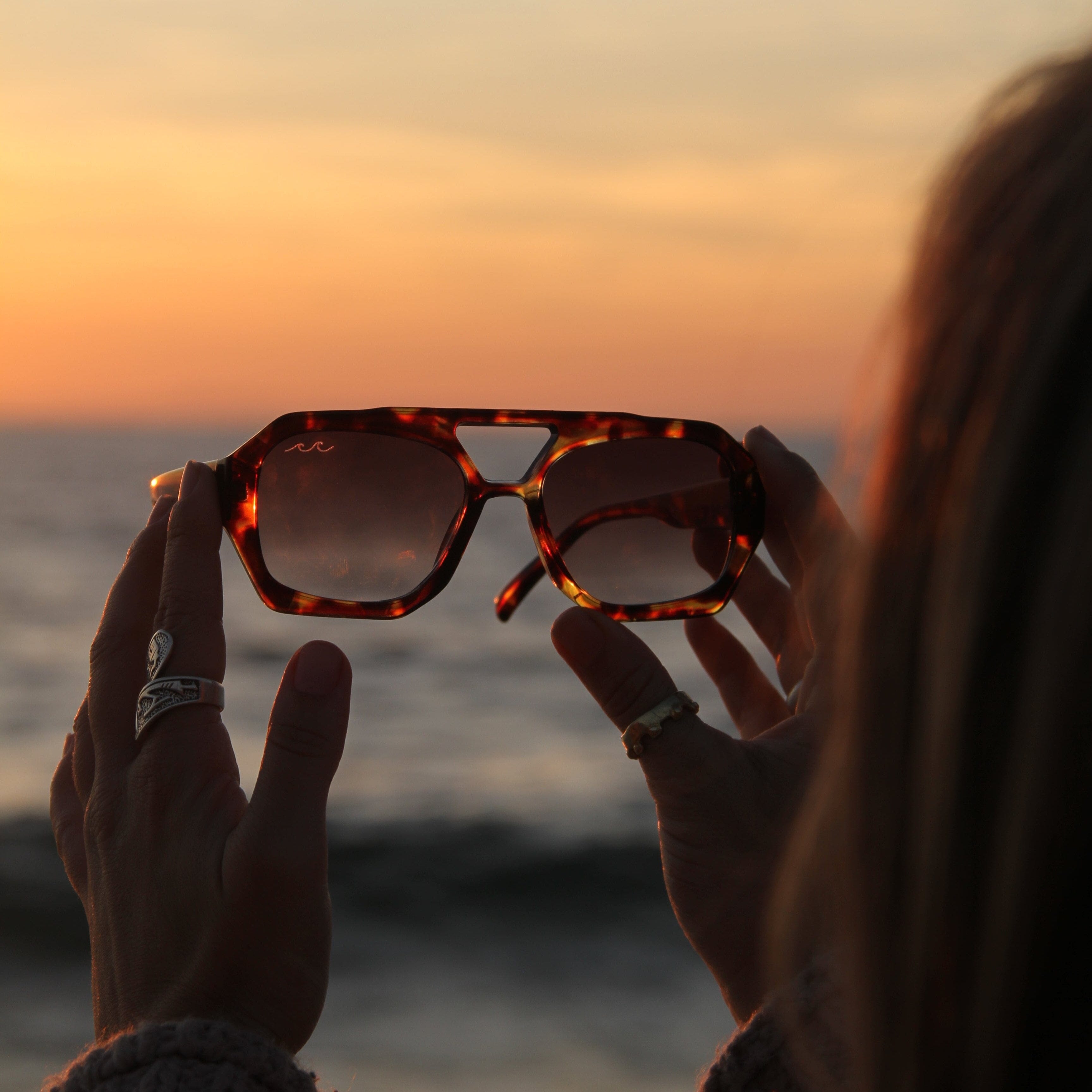 美品　STS-501MN-HSi Limited Edition The Espresso Martini | $35 | Octagon Tortoise Frame Brown Lens – Wavey