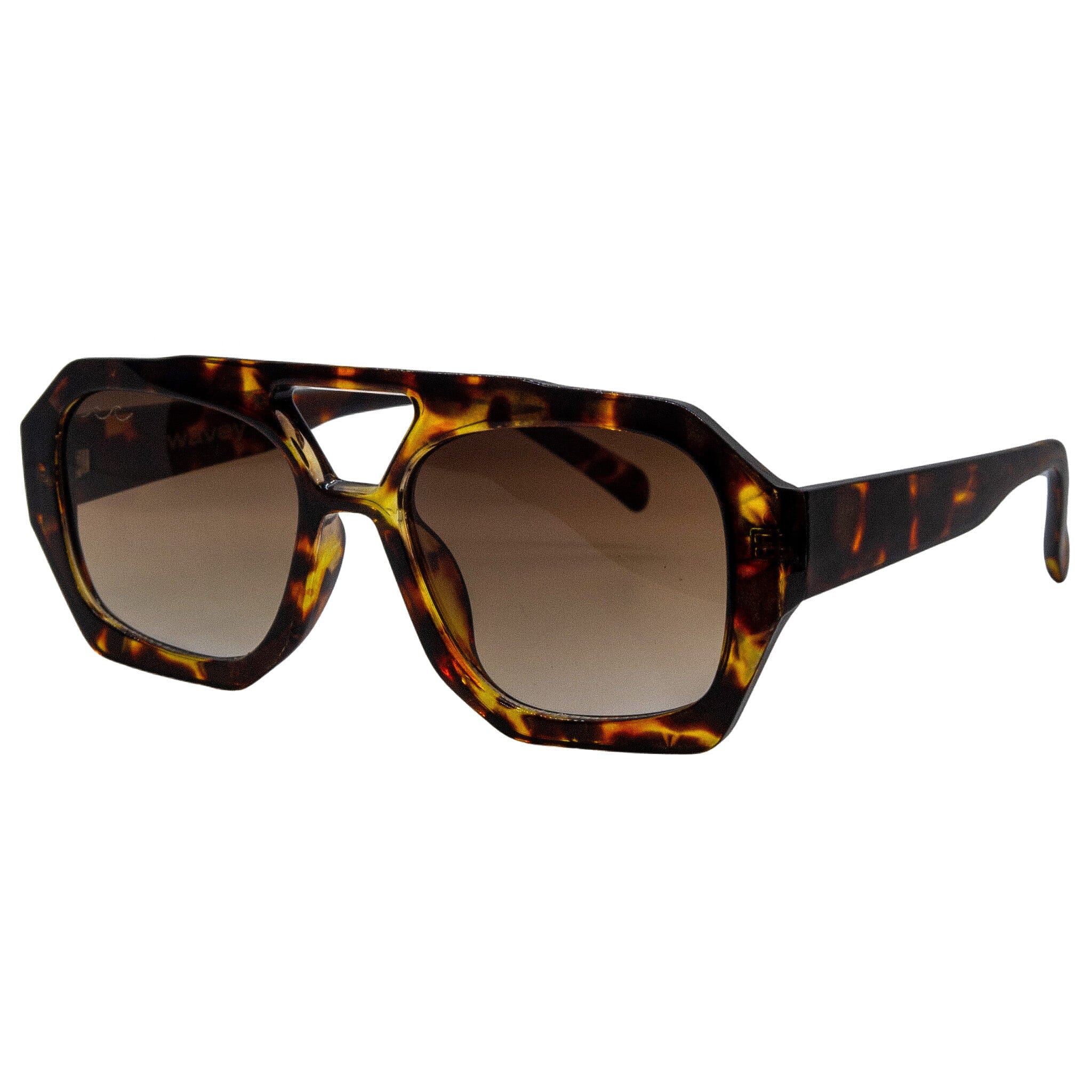 The Espresso Martini | $35 | Octagon Tortoise Frame Brown Lens – Wavey