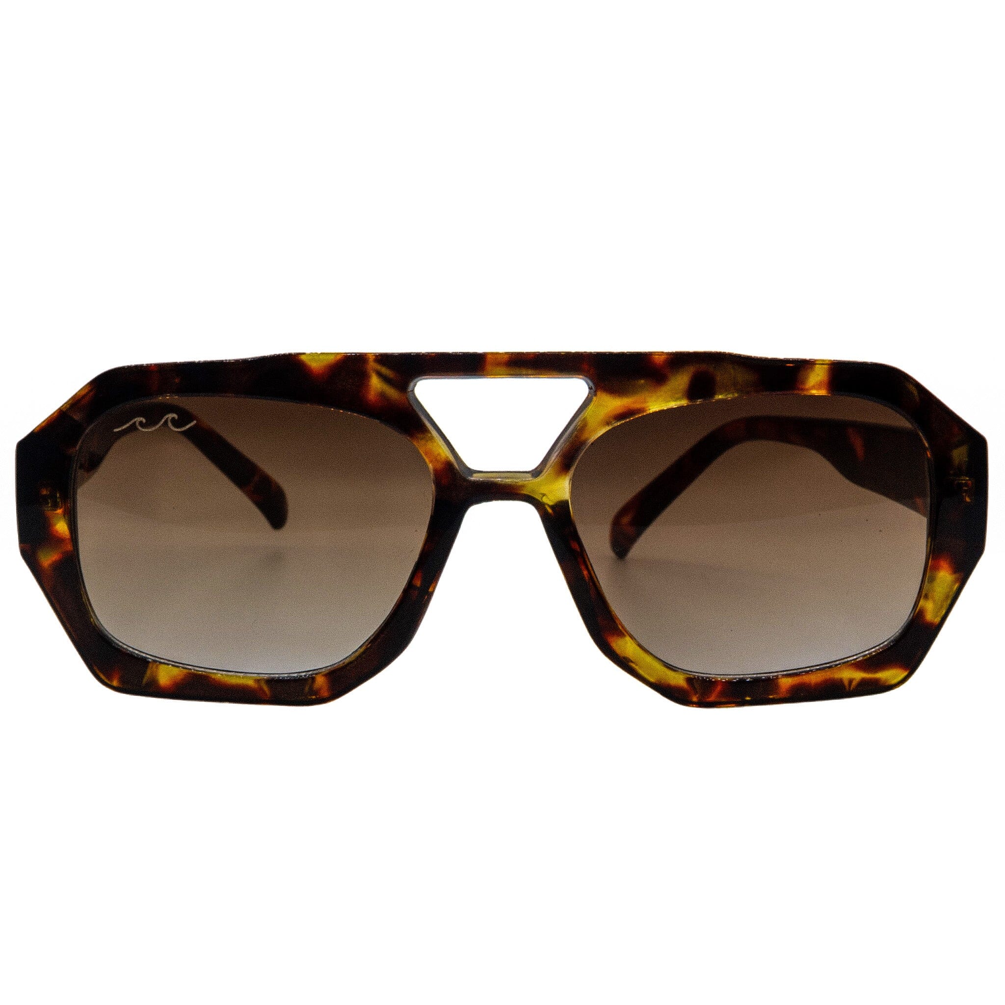 The Espresso Martini | $35 | Octagon Tortoise Frame Brown Lens – Wavey