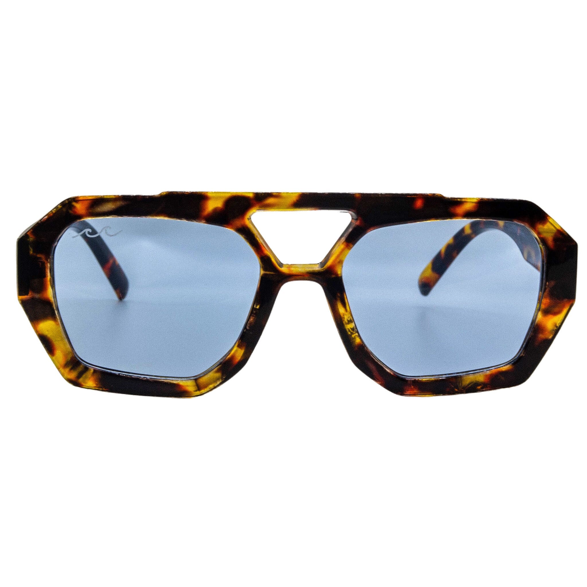 The Old Fashion | $35 | Brown Tortoise Octagon Frames with Blue
