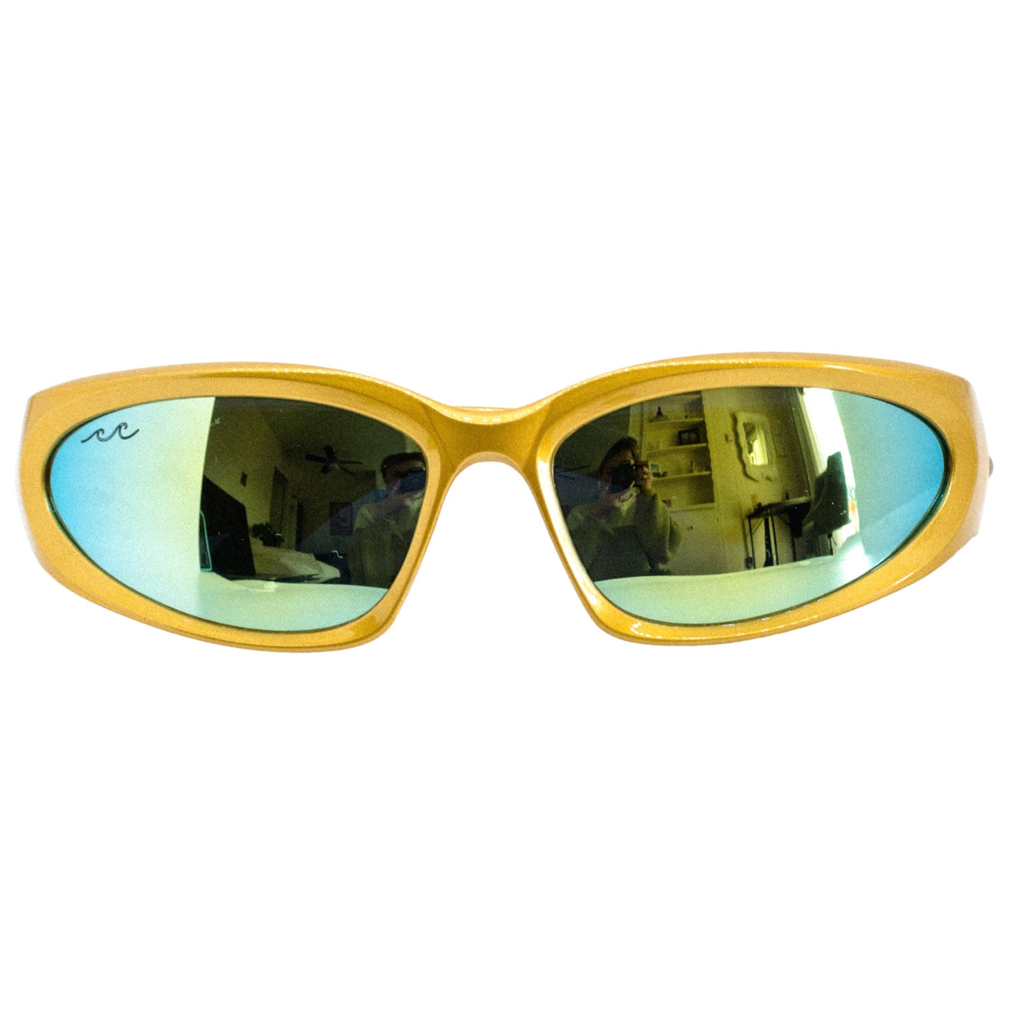 The GOLD CHROME Sunglasses Shop Wavey 